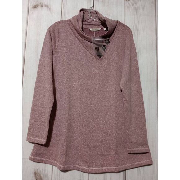 Soft Surroundings Shirt Ladies Small Rose Brinley Top - Picture 1 of 8